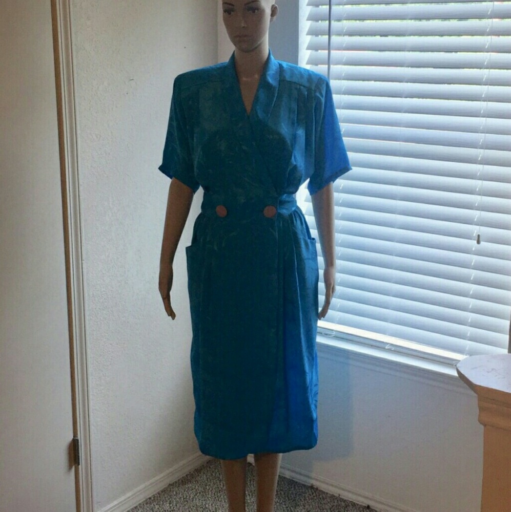 Blue dress